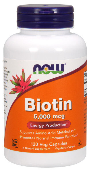 Now Biotin 5000 mcg 120 капс